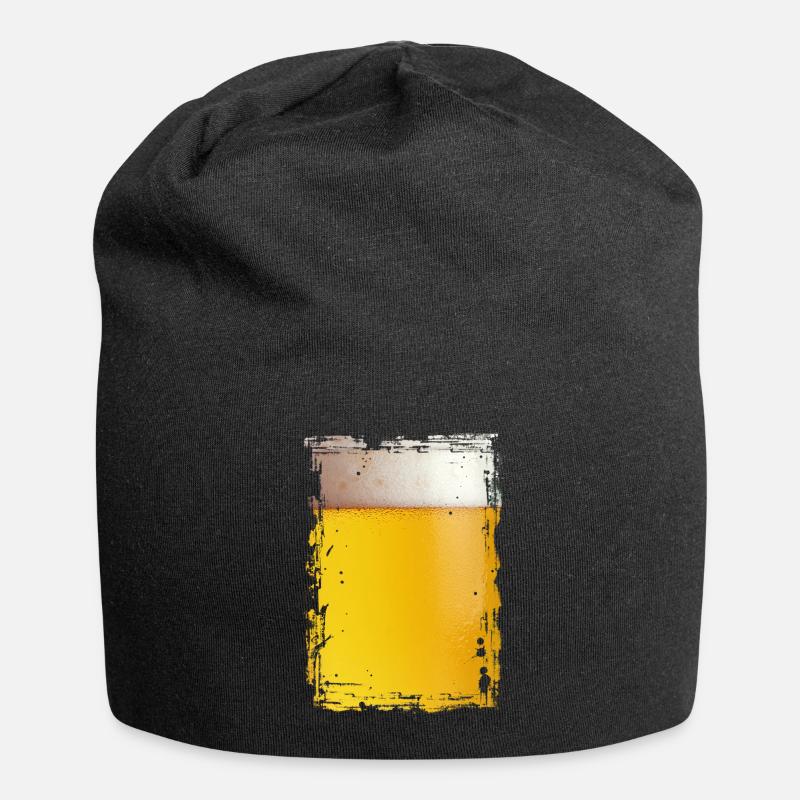 Bière - Bonnet en jersey - noir