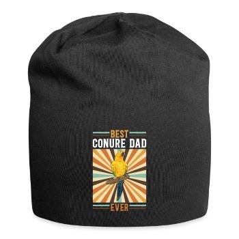 Parakeet Parrot Parakeet Bird - Jersey Beanie - black - Front