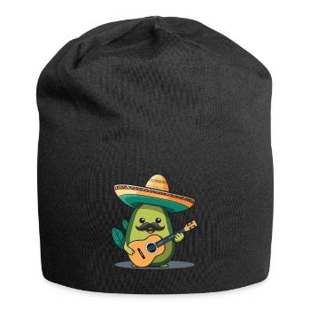 Avocado Mariachi Mexico Music Fiesta - Jersey Beanie - black - Front