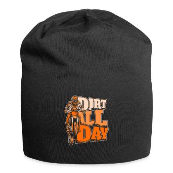 Dirt All Day Racing Supermoto Pilotes de moto - Bonnet en jersey - noir - Devant