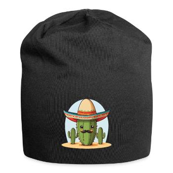 Cactus Fiesta Drôle De Vacances Mexicaines - Bonnet en jersey - noir - Devant