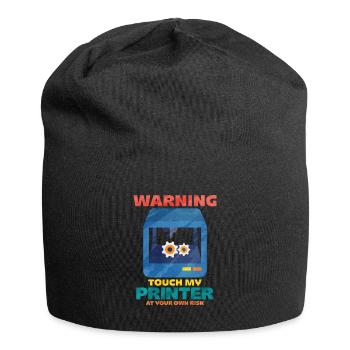 3D Printing - Jersey Beanie - black - Front