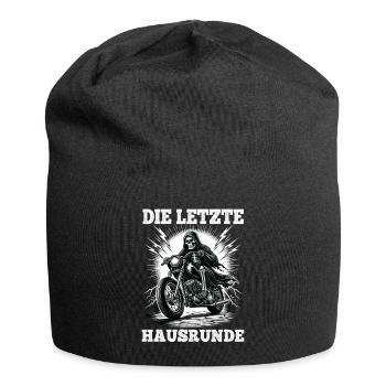 Skeleton Biker The Last House Lap Motorcycle Fan - Jersey Beanie - black - Front
