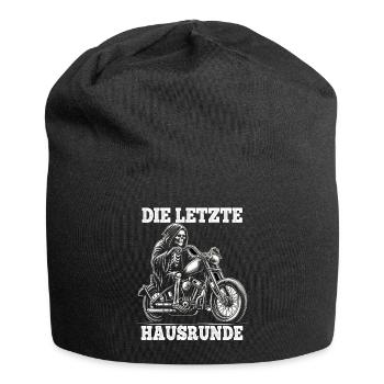 Skeleton Biker The Last House Lap Motorcycle Fan - Jersey Beanie - black - Front