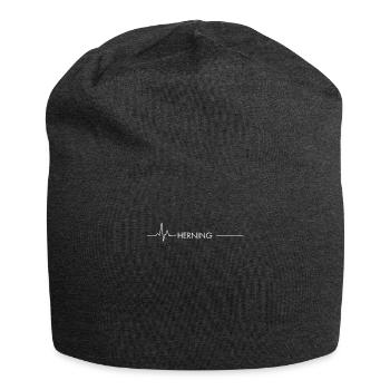 Herning I Danish mainland motif for Danes - Jersey Beanie - charcoal grey - Front