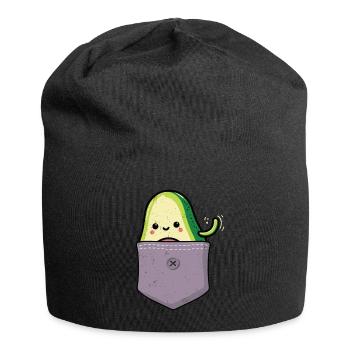 Avocado - Jersey-Beanie - Schwarz - Vorne
