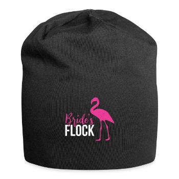 Junggesellin - Jersey-Beanie - Schwarz - Vorne