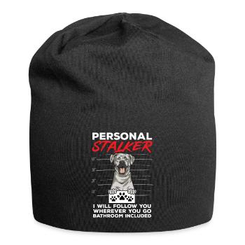 Silver Labrador Retriever Silver Lab - Jersey Beanie - black - Front