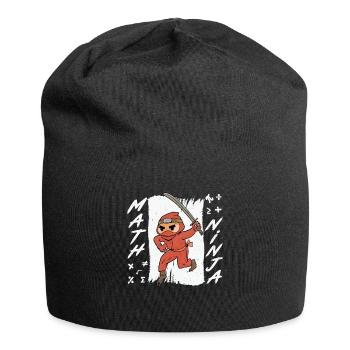 Drôle Math Ninja Mathématiques Geek Nombres - Bonnet en jersey - noir - Devant