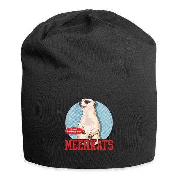 Suricate Drôle Cadeau de Suricate - Bonnet en jersey - noir - Devant