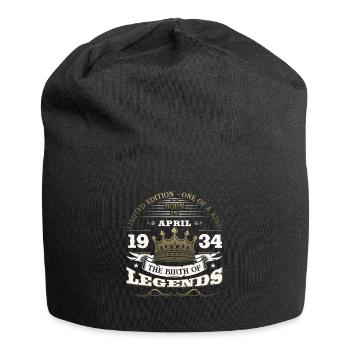 90e anniversaire homme légende avril Vintage 1934 - Bonnet en jersey - noir - Devant