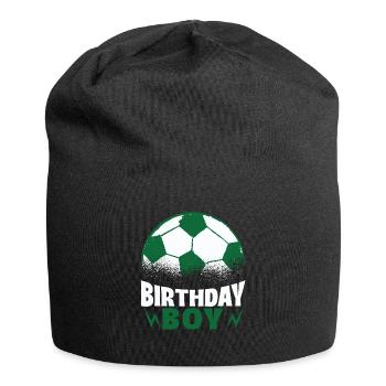 Geburtstagsbuldenfußballspieler Bday Team Party - Jersey-Beanie - Schwarz - Vorne