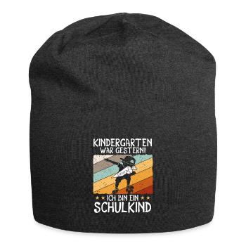 I'm a school kid David - Jersey Beanie - charcoal grey - Front