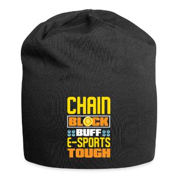 Blockchain, E-sports Tough Blockchain Crypto - Jersey Beanie - black - Front
