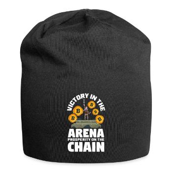 Cryptocurrency Rewards Gaming Blockchain Gamer - Jersey Beanie - black - Front