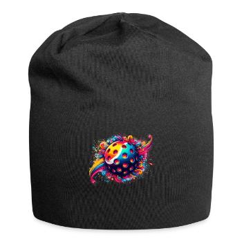 Splash Art Pickleball Player Pickle Ball Paddel - Jersey-Beanie - Schwarz - Vorne