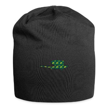 Dragon St. Patrick's Day Dragon Kids - Jersey Beanie - black - Front