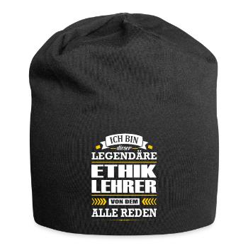 Ich Bin Dieser Legendäre Ethiklehrer Lehrer - Jersey-Beanie - Schwarz - Vorne