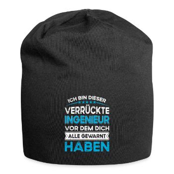 I'm this legendary mad engineer - Jersey Beanie - black - Front