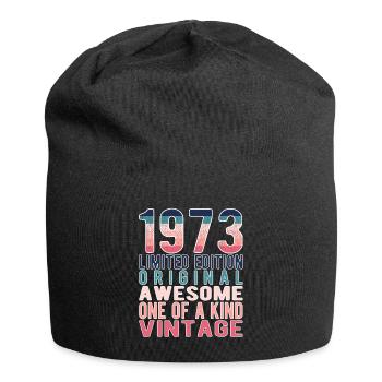 Edition limitée depuis 1973 Anniversaire Millésime 1973 - Bonnet en jersey - noir - Devant