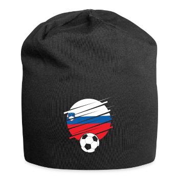 Slowenien Geschenk Europe Nation Slovenija - Jersey-Beanie - Schwarz - Vorne