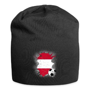 Austria Österreich Wien Steiermark Tirol - Jersey-Beanie - Schwarz - Vorne