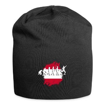 Austria Österreich Wien Steiermark Tirol - Jersey-Beanie - Schwarz - Vorne