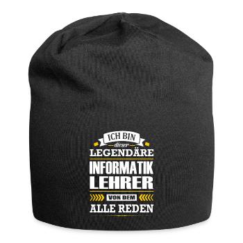 Ich Bin Dieser Legendäre Informatiklehrer Lehrer - Jersey-Beanie - Schwarz - Vorne