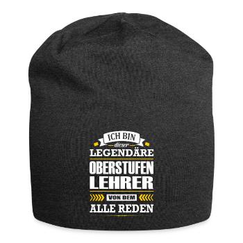 Ich Bin Dieser Legendäre Oberstufenlehrer Lehrer - Jersey-Beanie - Anthrazit - Vorne