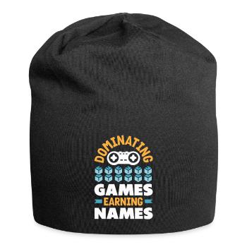 Cryptocurrency Rewards Gaming Blockchain Gamer - Jersey Beanie - black - Front