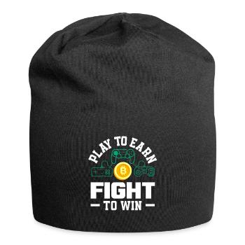 Cryptocurrency Rewards Gaming Blockchain Gamer - Jersey Beanie - black - Front
