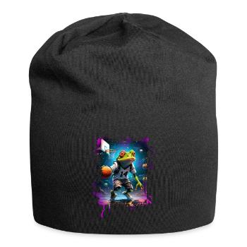 Basketball Frog - Jersey Beanie - black - Front