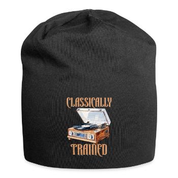 Classically Trained Vintage Schallplattenspieler - Jersey-Beanie - Schwarz - Vorne