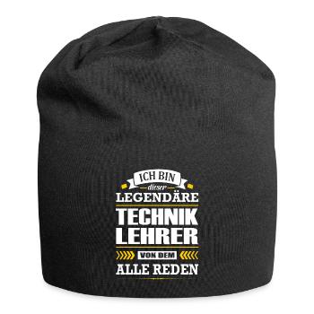 Ich Bin Dieser Legendäre Techniklehrer Lehrer - Jersey-Beanie - Schwarz - Vorne