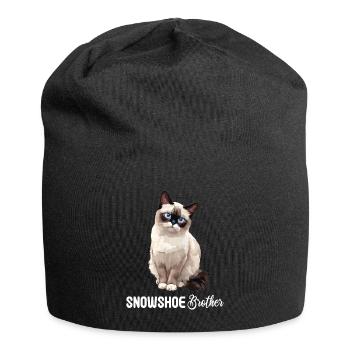 Chaton raquette Chat raquette - Bonnet en jersey - noir - Devant