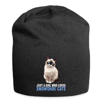Chaton raquette Chat raquette - Bonnet en jersey - noir - Devant