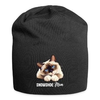 Chaton raquette Chat raquette - Bonnet en jersey - noir - Devant