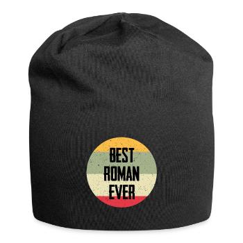 Best Roman Ever - Jersey Beanie - black - Front