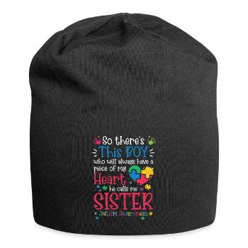 Autism - Jersey Beanie - black - Front