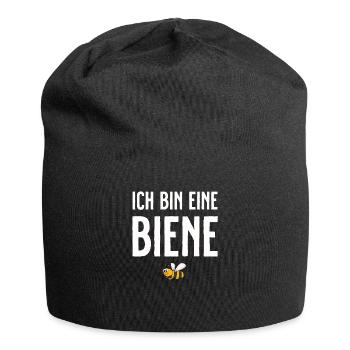 Beekeeper Tshirt Honey Bee Beekeeping Beekeeper - Jersey Beanie - black - Front