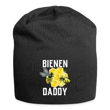 Beekeeper Tshirt Honey Bee Beekeeping Beekeeper - Jersey Beanie - black - Front