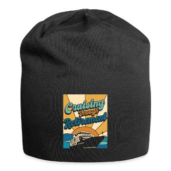 Kreuzfahrt durch Kreuzfahrtschiff im Ruhestand - Jersey-Beanie - Schwarz - Vorne