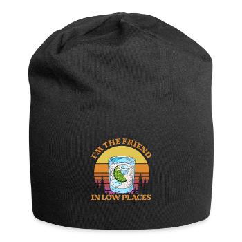 Cadeau de musique country country music - Bonnet en jersey - noir - Devant