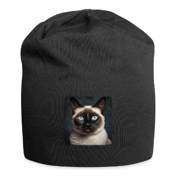 Chaton raquette Chat raquette - Bonnet en jersey - noir - Devant