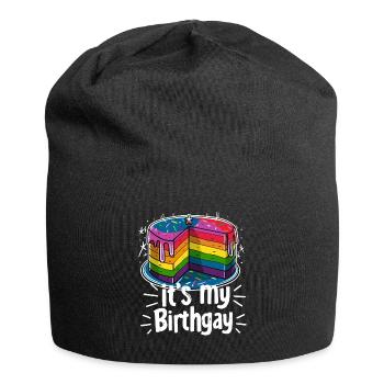 Es Ist Mein Birthgay Birth-gay Lgbt Gay - Jersey-Beanie - Schwarz - Vorne