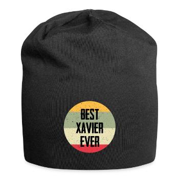 Best Xavier Ever - Jersey Beanie - black - Front