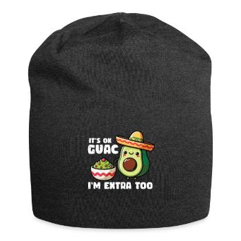 Avocado - Jersey-Beanie - Anthrazit - Vorne