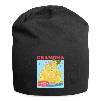 Limonade citron effervescent Stand cadeau - Bonnet en jersey - noir - Devant