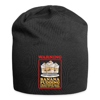 Banana Pudding Banana Pudding Gift - Jersey Beanie - black - Front