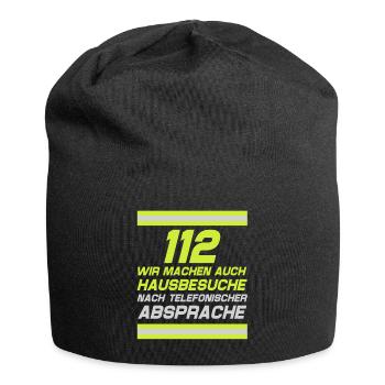 Firefighter Tshirt Firefighter Firefighter 112 - Jersey Beanie - black - Front